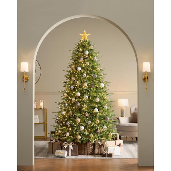 Home Decorators Collection 7.5 ft. Grand Duchess Twinkling Balsam Fir LED Pre-Lit Artificial Christmas Tree T27