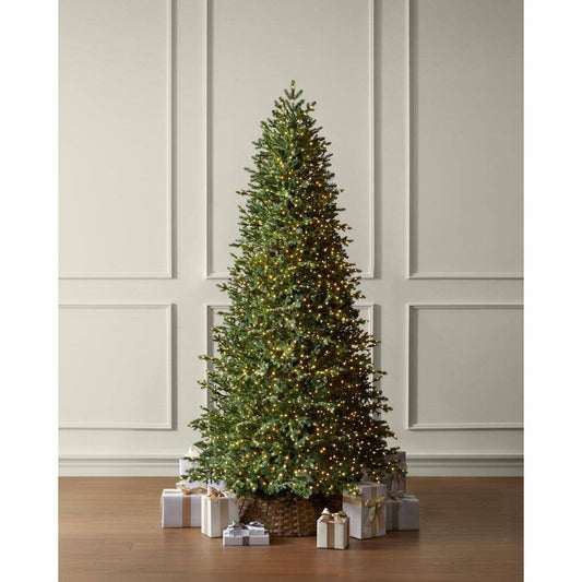 Home Decorators Collection 9 ft. Elegant Twinkling Grand Fir LED Pre-Lit Artificial Christmas Tree with Timer T33