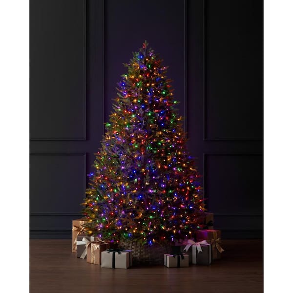 Home Decorators Collection 7.5 ft. Eastcastle Twinkling Balsam Fir LED Pre-Lit Artificial Christmas Tree T34