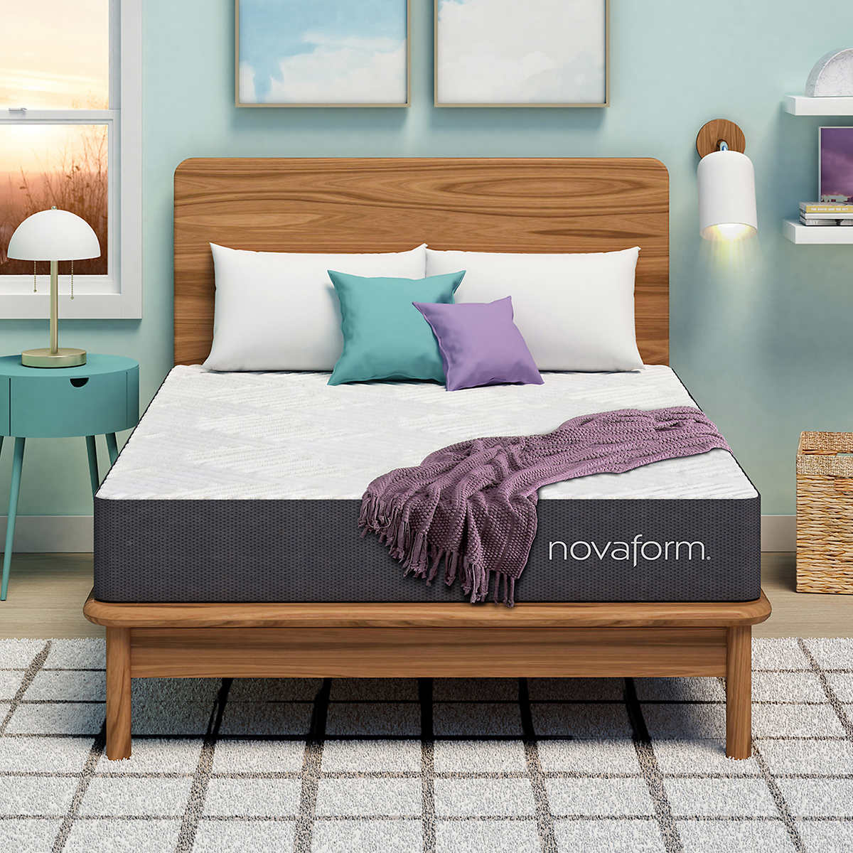 NEW - Costco - Novaform DreamAway 8" Gel Memory Foam Mattress - Retail $209