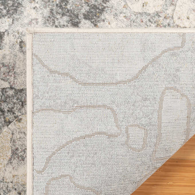 NEW - Costco - Avia Area Rug, Uma Grey 8'8" x 13' - Retail $599