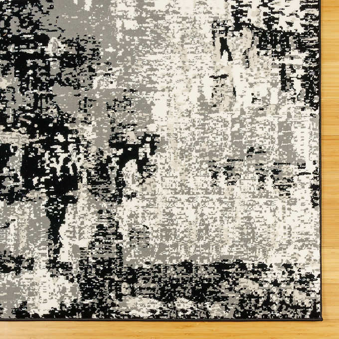 NEW - Costco - Thomasville Timeless Classic Rug Collection, Otello Black 6'6" x 9'6" - Retail $214