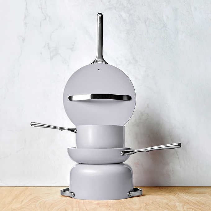 NEW - Costco - Caraway 11-piece Ceramic Non-Stick Cookware & Bakeware Set - Retail $499