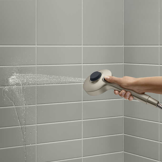 Kohler Prone - Brushed Nickel - 3-in-1 Multifunction Shower Head with PowerSweep