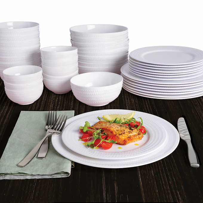 NEW - Costco - Mikasa Nellie 40-piece Dinnerware Set - Retail $79