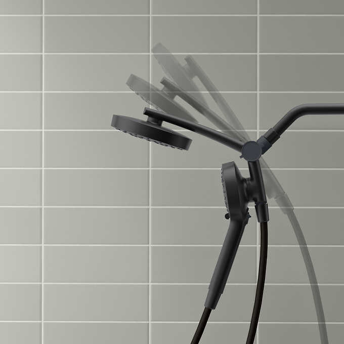 Kohler Prone  - Matte Black - 3-in-1 Multifunction Shower Head with PowerSweep - Retail $105