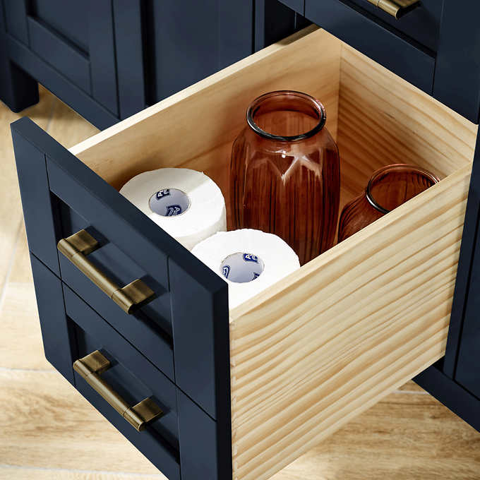 NEW - OVE Decors 60" Lakeview Bath Vanity in Blue - Retail $1529