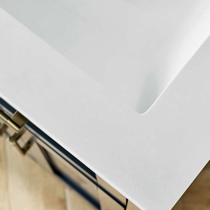 NEW - OVE Decors 60" Lakeview Bath Vanity in Blue - Retail $1529