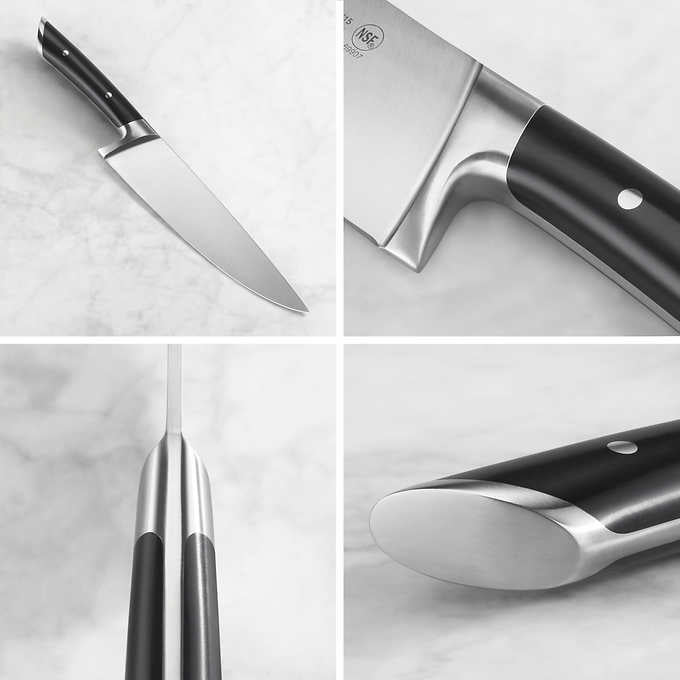 NEW - Cangshan Rainier Series German Steel Forged 8-piece Knife Block Set - Retail $99