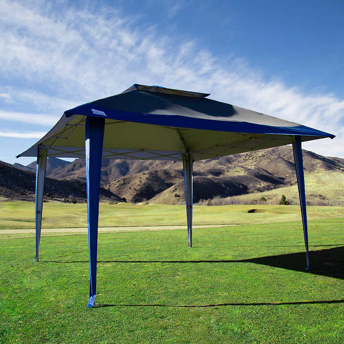 NEW - Costco - POPUPSHADE 13’x13’ Instant Canopy with POPLOCK Central-Hub Frame - Retail $169