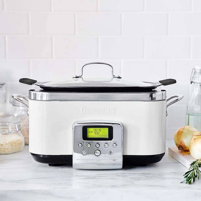 NEW - GreenPan™ Elite Slow Cooker, 6-Qt. - Retail $159