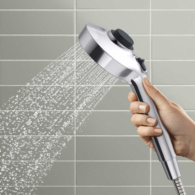 Kohler Prone - Chrome 3-in-1 Multifunction Shower Head with PowerSweep - Retail $105