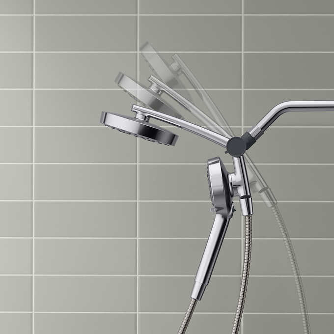 Kohler Prone - Chrome 3-in-1 Multifunction Shower Head with PowerSweep - Retail $105