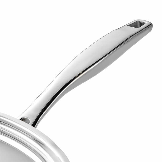 NEW - Tramontina Tri-Ply Clad Stainless Steel Fry Pan Set, 2-piece - Retail $38