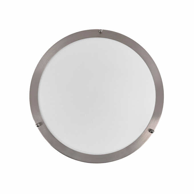 NEW - 14" LED Flush Mount Light Fixtures 2 Pack - Retail $49