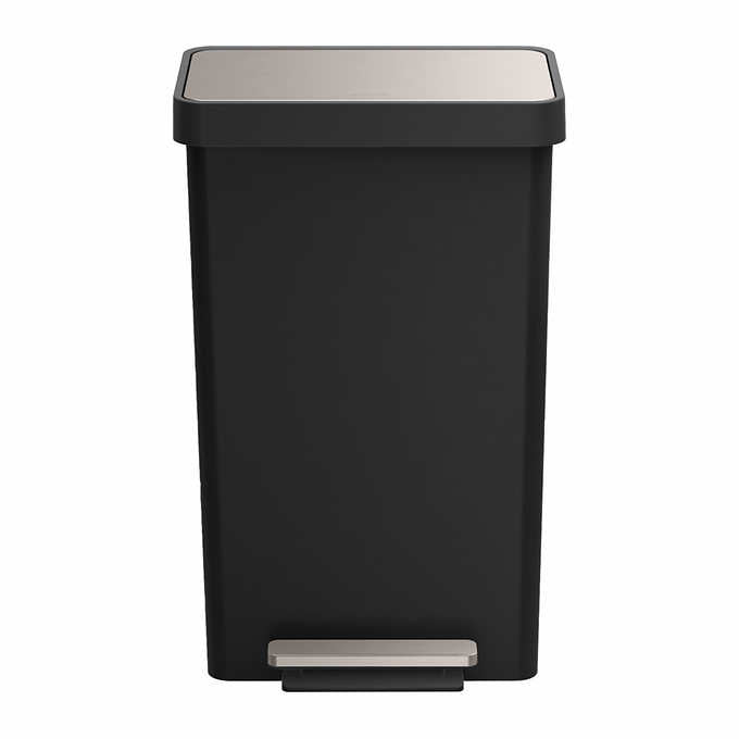 NEW - Kohler 49L Composite Step Trash Can - Retail $59