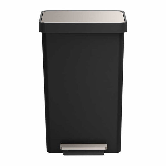 NEW - Kohler 49L Composite Step Trash Can - Retail $59