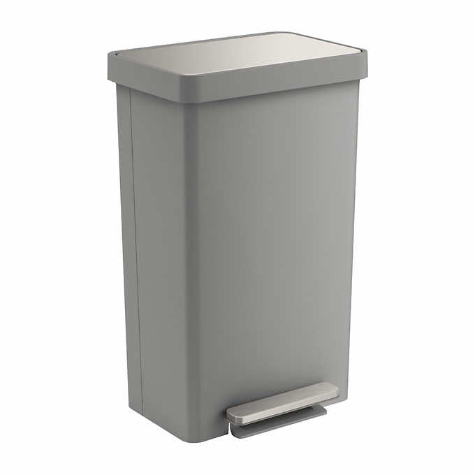 NEW - Kohler 49L Composite Step Trash Can - Retail $59