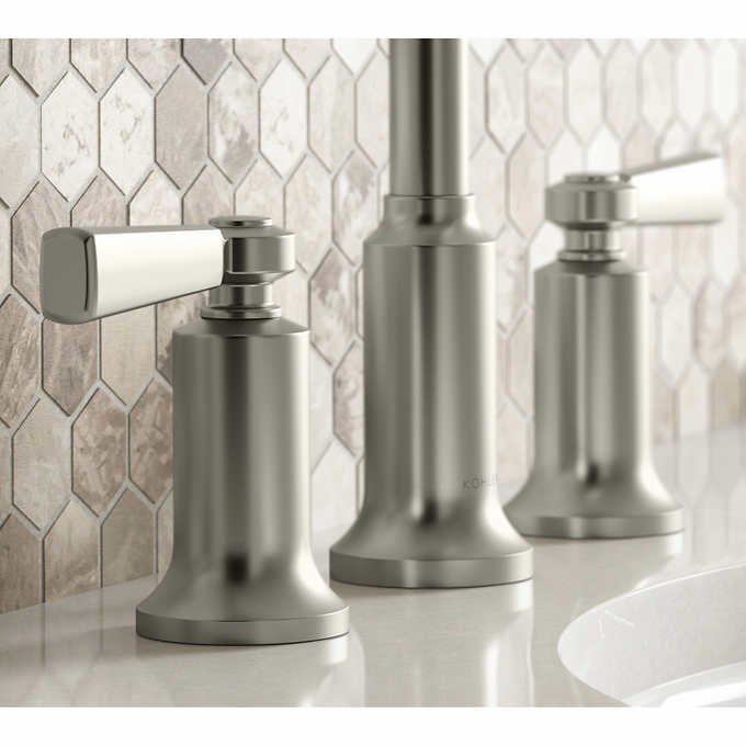 NEW - Kohler Aderlee Widespread Bathroom Faucet (Brushed Nickel) - Retail $139