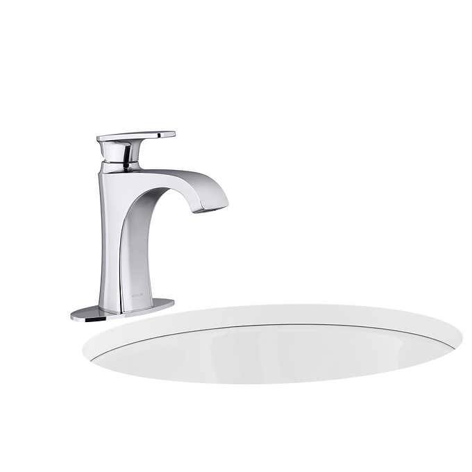 NEW - Kohler Tome Chrome Single-Handle Bathroom Faucet - Retail $99