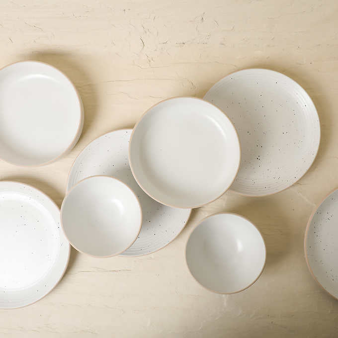 NEW - Stone + Lain Lauren 12-piece Stoneware Dinnerware Set - Retail $59