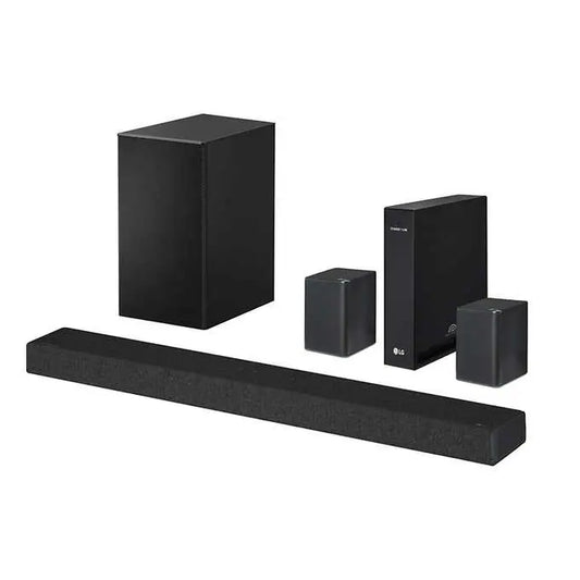 Like NEW - LG SP7R 7.1 Channel High Res Audio Sound Bar with Rear Speaker Kit - Retail $269