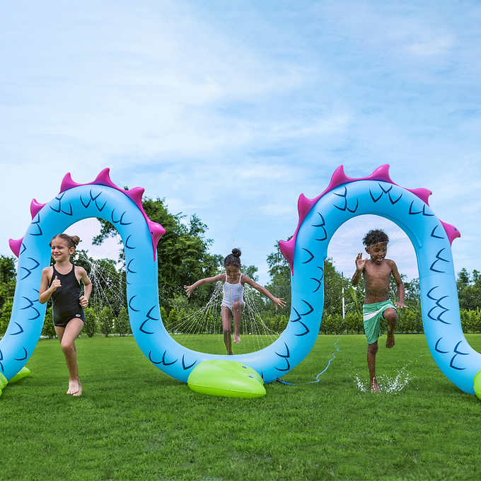 Giant Sea Serpent Kids Inflatable Sprinkler- Retail $57
