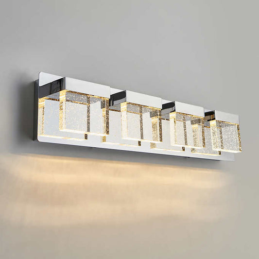 NEW - Bubble Cube 4-LED Vanity Light by Artika - Retail $69