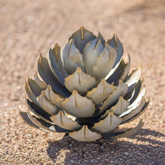 NEW - Artichoke Agave Sculpture by Desert Steel- Retail $199