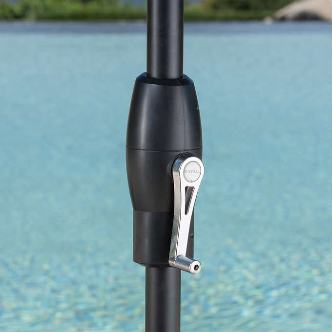 NEW - SunVilla 10’ Round Modern Fiberglass Market Umbrella - Retail $159