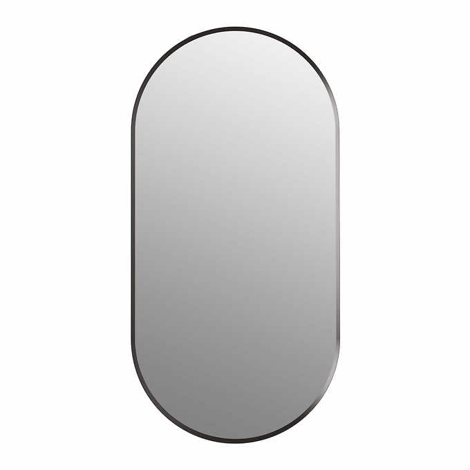 Kohler Orime 20" x 40" Capsule Framed Mirror - Matte Black