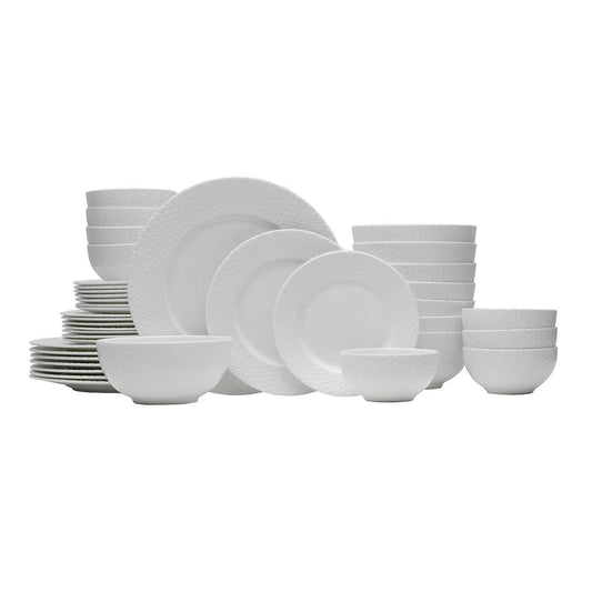 Mikasa Lattice 40-piece Bone China Dinnerware Set - Retail $124