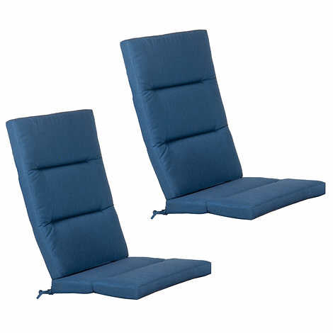 NEW - Adirondack Cushion for Modern Polywood Chairs, Blue 2-pack - Retail $114