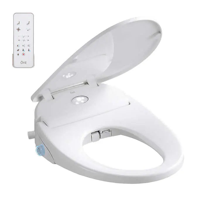 Like NEW - Costco - OVE Decors Enlight Elongated Smart Bidet Toilet Seat with Remote Control - Retail $399