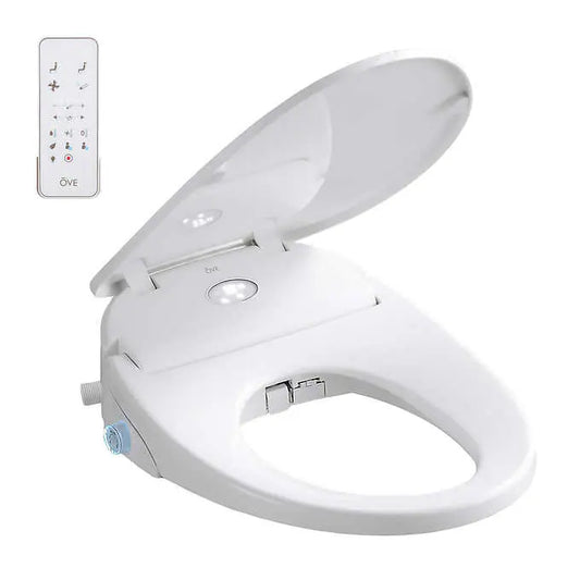 Like NEW - Costco - OVE Decors Enlight Elongated Smart Bidet Toilet Seat with Remote Control - Retail $399