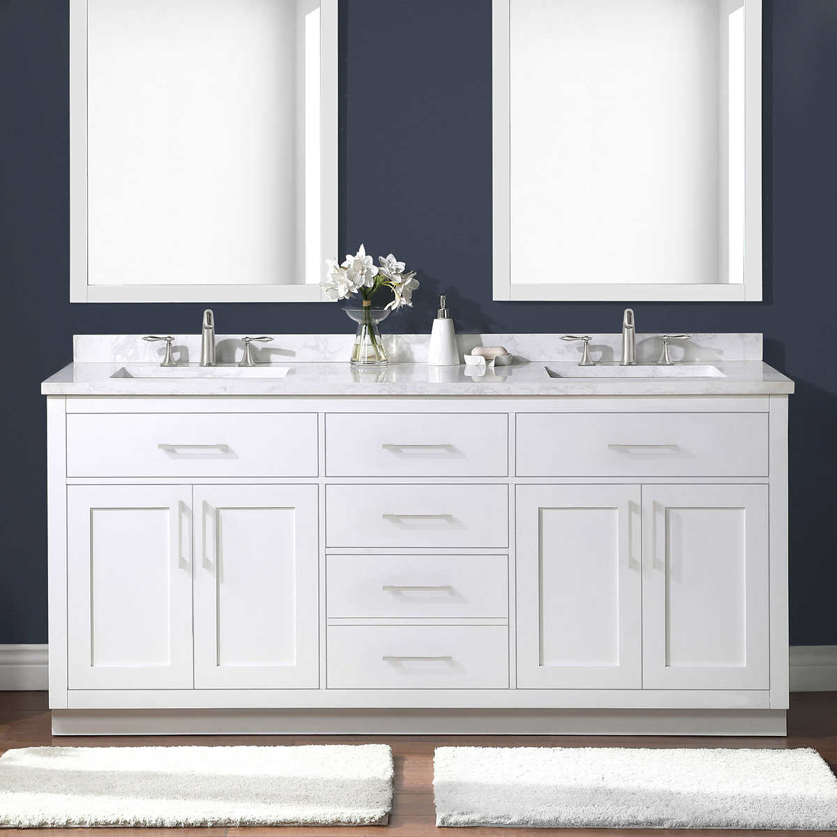 NEW IN BOX - Costco - OVE Decors 72" Alonso Bath Vanity in White