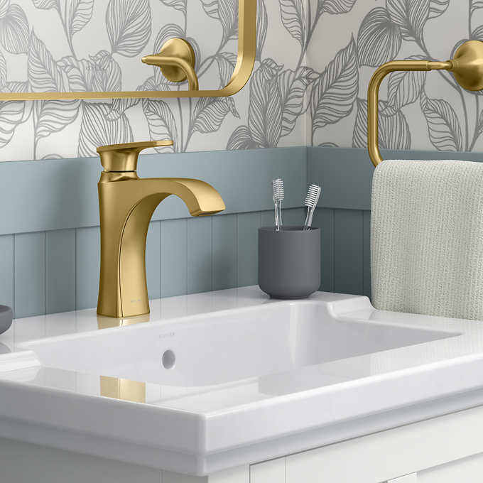 Kohler Tome Gold Single-Handle Bathroom Faucet