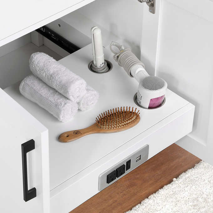 NEW IN BOX - Costco - OVE Decors 72" Alonso Bath Vanity in White