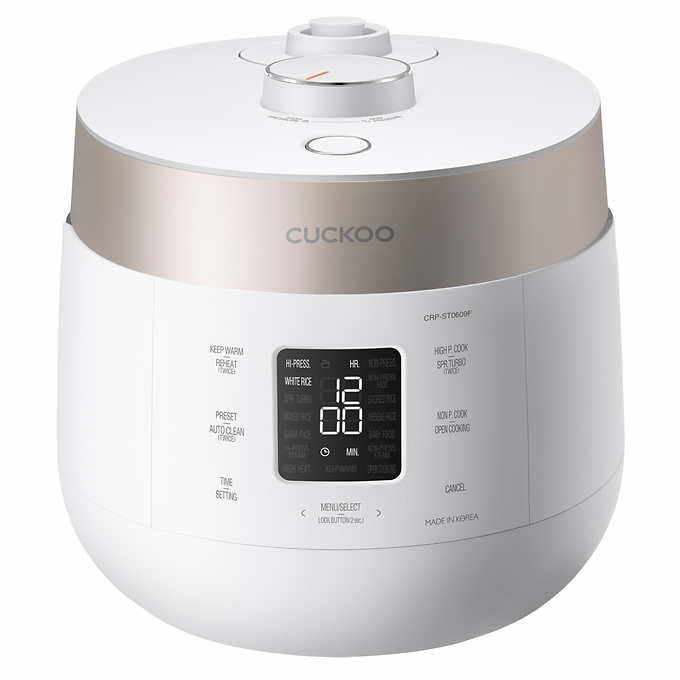 NEW - CUCKOO 6-Cup Twin Pressure Rice Cooker - Retail $229