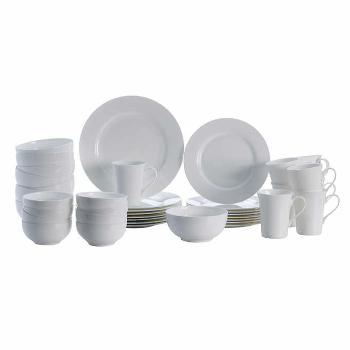 NEW - Mikasa Lausanne 40-piece Bone China Dinnerware Set - Retail $125