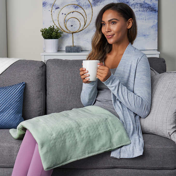 NEW - Pure Enrichment Weighted Warmth, Extra-Wide Weighted Heating Pad - Retail $44