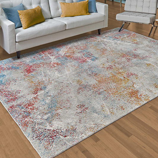 Like NEW - Costco - Aurora Area Rug, Sydney Gray - 7' 10" x 10' - Retail $349