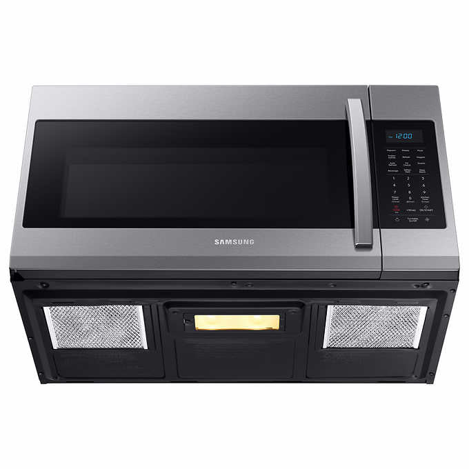 NEW - Samsung 1.9 Cu. Ft. Over-the-Range Microwave with Sensor Cook ME19R7041FS - Retail $419