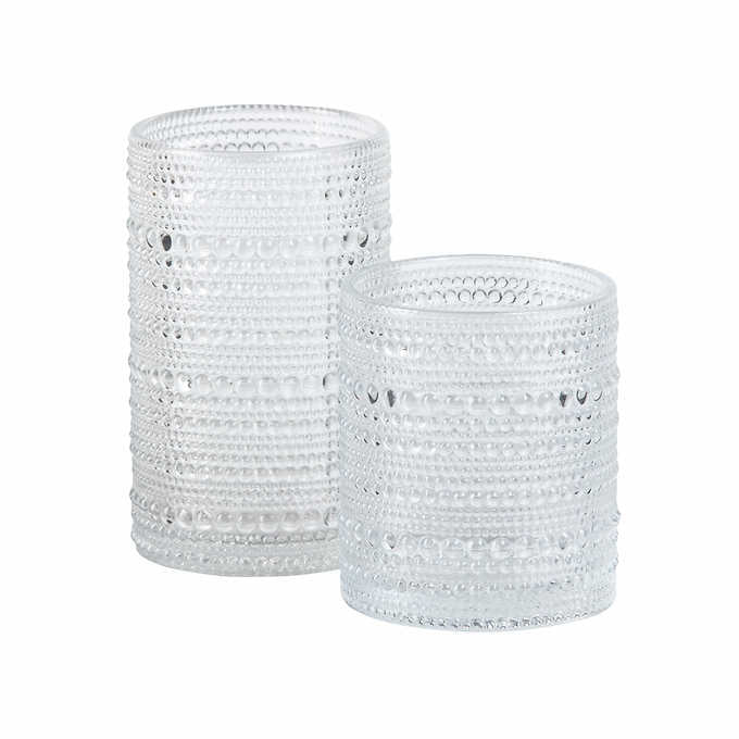 NEW - Jupiter by Fortessa DOF and Beverage Glass, Set of 12 - Retail $54