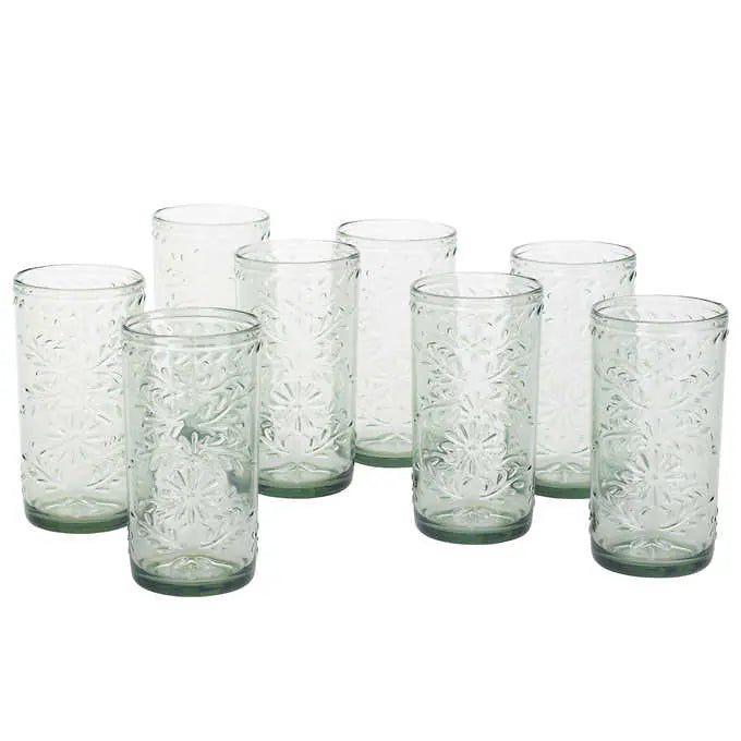 NEW - Tritan Green 8-piece Tumbler Set - Retail $16