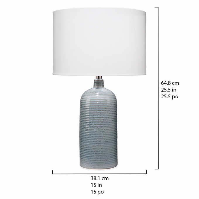 NEW - Costco - Karan Table Lamp  - Retail $189