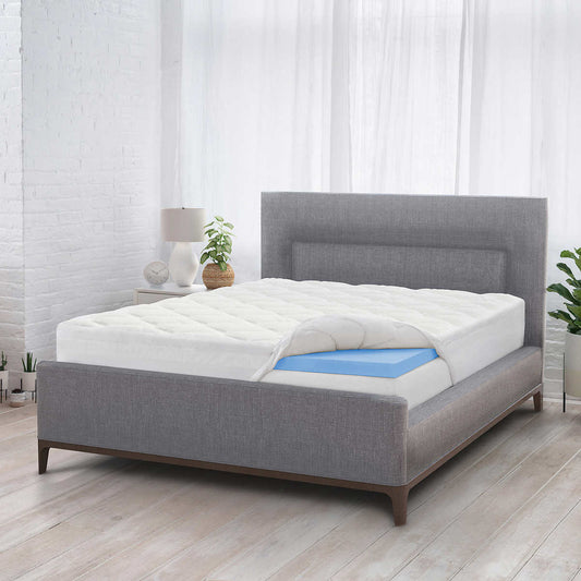 NEW - Costco - Novaform FULL Plush Pillowtop 4” Memory Foam Mattress Topper - Retail $159