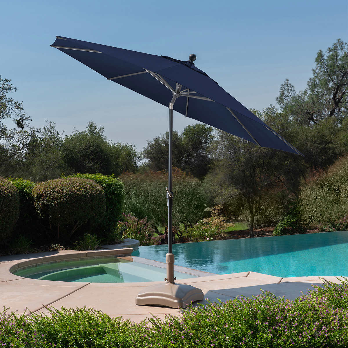 NEW - Costco - ProShade 10ft Round Auto Tilt Aluminum Market Umbrella - Retail $154
