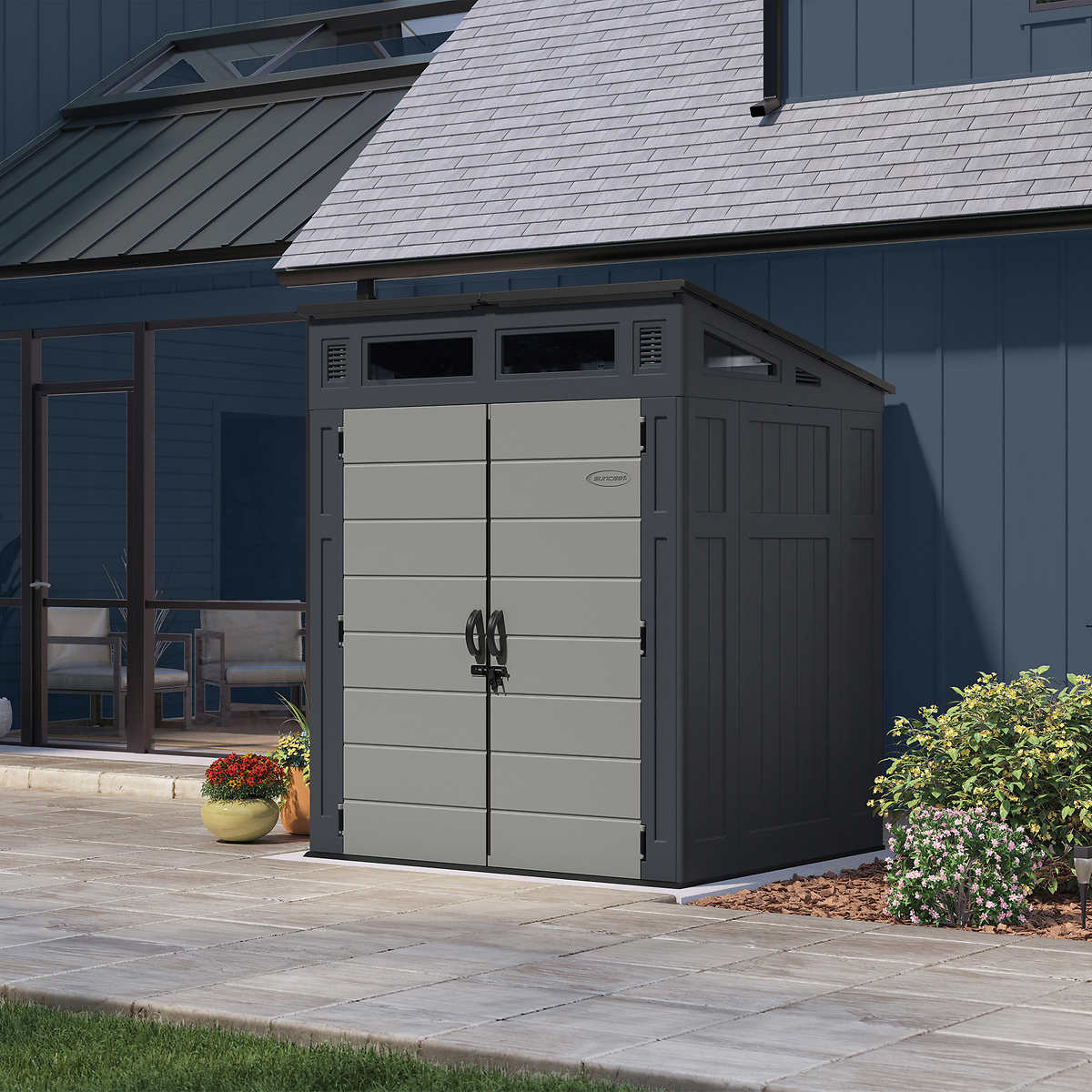 Suncast 6' x 5' Modern Shed  (Out of box)