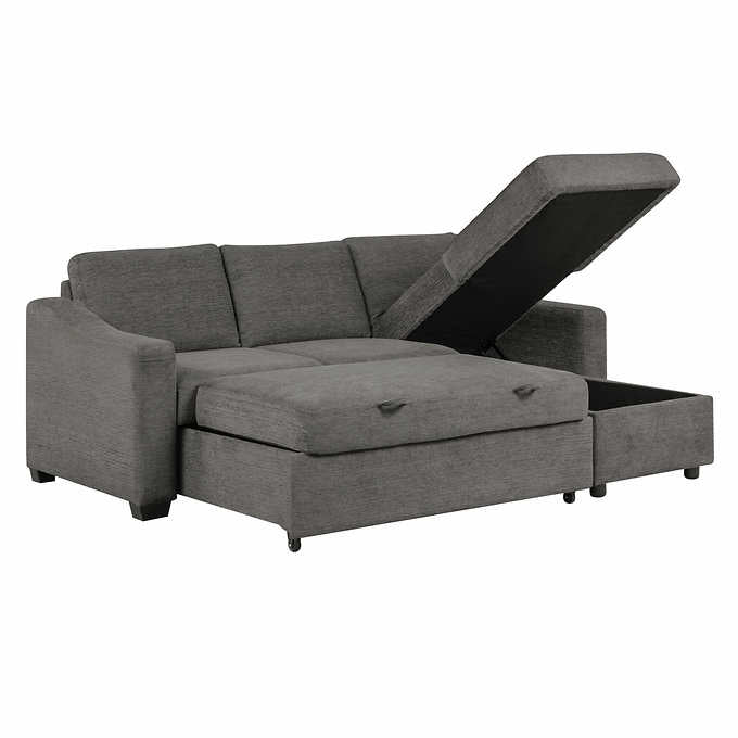 Costco - Coddle Aria Fabric Sleeper Sectional - Retail $1249